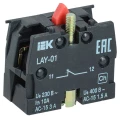Изображение товара Блок контактный IEK BDK11 для серии LAY5, контакт 1НЗ, 3А, 230В