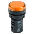 Изображение товара Лампа сигнальная IEK AD22DS диаметр 22 мм LED 24В IP40 желтая
