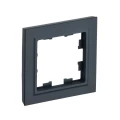 Изображение товара Рамка IEK BRITE 1 пост, пластиковая, графит, IP20, скрытый монтаж