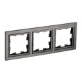 Изображение товара Рамка IEK BRITE 3 поста, степень защиты IP20, корпус пластик бронза