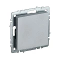 Изображение товара Заглушка c суппортом IEK BRITE, степень защиты IP20, корпус - пластик, цвет - алюминий