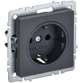 Изображение товара Розетка IEK Brite РС14-1-0-БрГ 1-местная скрытая установка с заземлением