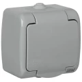 Изображение товара Розетка IEK Aquatic открытая 16А IP54 со шторками серая
