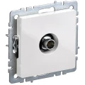 Изображение товара Розетка TV IEK Brite 1-местная для скрытой установки IP20 75 Ом 5-862 МГц белая