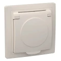 Изображение товара Розетка IEK Кварта 1-местная скрытая монтаж IP20 с заземлением кремовая
