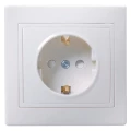 Изображение товара Розетка IEK Кварта 1-местная для скрытой установки 16А IP20 белая