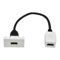 Изображение товара Розетка IEK PRIMER HDMI 1-модульная РКМ-10-00-П, IP20, цвет - белый PR-KK40D-RH-0-1-K01