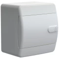 Изображение товара Корпус навесной IEK UNION Compact ЩРН-П-4 103х124х150мм белая дверь, пластиковый, модулей - 4, рядов - 1, IP41, цвет - белый UIC-KP13-N-04-41-K01