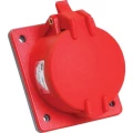 Изображение товара Розетка встроенная IEK MAGNUM ССИ-425, номинальный ток - 32 А, номинальное напряжение - 200/346-240/415 В, частота тока - 50 Гц, IP44, количество полюсов - 5, с заземлением, цвет - красный