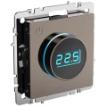 Изображение товара Электронный термостат IEK BRITE ТС10-1-БрТБ скрытой установки цифровой