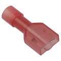 Изображение товара Разъем IEK РпИм-н 1.25-7-0.8 плоский луженый, сечение - 0.5-1.5мм2, толщина контактной части - 0.4мм, материал изоляции - полиамид, цвет - красный, упаковка - 100шт, URM21-D15-D17-4