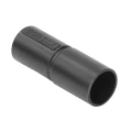Изображение товара Муфта труба-труба IEK Elasta GIG Дн20 для жестких гладких труб, материал - ПВХ, цвет - черный CTA10D-GIG20-K02-100