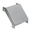 Изображение товара Поворот вертикальный внешний IEK ESCA CLP1N HDZ 50х50 90гр для кабельного лотка, корпус - сталь, цвет - светло-серый CLP1N-050-050-M-HDZ