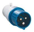Изображение товара Вилка IEK PSR01 ССИ-013, трёхконтактная 2P+PE, сила тока 16А, номинальное напряжение 220В