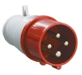 Изображение товара Вилка IEK PSR02 ССИ-014, четырёхконтактная 3P+PE, сила тока 16А, номинальное напряжение 380В