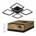 Изображение товара Светильник светодиодный IN HOME ELEGANT ARIS-B 60 Вт, накладной, с пультом управления, цветовая температура 6500 К, световой поток 4700 лм, материал корпуса - металл/пластик, цвет - черный 4690612043357