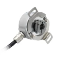 Изображение товара Энкодер инкрементальный INNOCONT EIP 50HM 12630V1024-R2 Ду50 магнитный, полый вал - 12мм, материал корпуса - алюминий, разрешение - 1024имп/об, напряжение - 5-30В, выход - TTL/HTL с инверсией, IP54, радиальный кабель - 2м