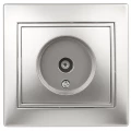 Изображение товара Розетка телевизионная Intro Plano 2021 1-301-03 одиночная для скрытой установки