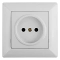 Изображение товара Розетка Intro Solo 2021 4-201 2P 16А для скрытой установки белая