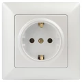 Изображение товара Розетка Intro Solo 2021 4-202 для скрытой установки с заземлением IP20
