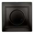 Изображение товара Светорегулятор Intro Plano 1-401-05 скрытой установки поворотный, 600Вт, 230В, степень защиты IP20, цвет - антрацит New
