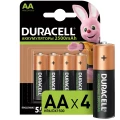 Изображение товара Аккумулятор Duracell HR6-4BL 2500mAh, количество - 4, размер - AA, предзаряженный Б0014863