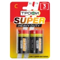 Изображение товара Батарейки ТРОФИ SUPER HEAVY DUTY Zinc R14 2 шт 1.5В