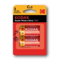 Изображение товара Батарейки KODAK SUPER HEAVY DUTY Zinc C 1.5V 2 шт надежный источник питания