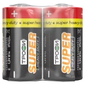 Изображение товара Батарейки ТРОФИ SUPER HEAVY DUTY Zinc количество - 2, размер - R14, емкость - 0.095 Ач