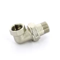 Изображение товара Соединитель угловой Itap 162 1/2″ Ду15 Ру50, никелированный, разъемный, корпус - латунь, уплотнение - NBR
