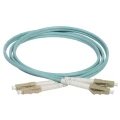 Изображение товара Оптический патч-корд ITK LC/UPC-LC/UPC 50/125 2 м OM3 Duplex бирюзовый