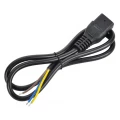 Изображение товара Кабель электропитания ITK PDU с разъёмом C19 и без разъема, длина - 1 м, сечение - 3х1.5 мм2, номинальный ток - 16 A, материал оболочки - поливинилхлорид, цвет - черный