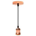 Изображение товара RETRO патрон с проводом JazzWay PLC 01 E27 230V/1M, IP20, цвет - Rose Gold 5015975