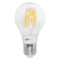 Изображение товара Лампа светодиодная JazzWay PLED OMNI A60 декоративная, мощность - 6 Вт, цоколь - E27, цветовая температура - 2700 K, световой поток - 540 Лм, прозрачная колба, филаментная нить, форма - груша (тип А)