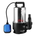 Изображение товара Насос фекальный Jemix SGPS 400 погружной, корпус - нержавеющая сталь, мощность - 0.4кВт, напор - 5м, производительность - 125л/мин, 220В