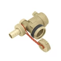 Изображение товара Тройник коллекторный KAN-therm G1″ Ду25 Ру6 с воздуховыпускным клапаном и спускным вентилем