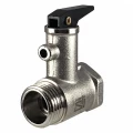 Изображение товара Клапан предохранительный для бойлера STI 1/2″ с ручкой спуска