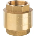 Изображение товара Клапан обратный STOUT 1″ 1/2 Ду40 Ру10 муфтовый, пружинный, корпус - латунь, диск - полимер, уплотнение - NBR