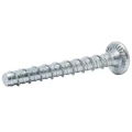Изображение товара Шуруп по бетону КМП с плоской головкой и шлицем TORX 6х60мм, материал - сталь, оцинкованная, диаметр сверла - 7,5мм, технический допуск - ETA OPTION 1, упаковка - 100шт