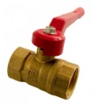 Изображение товара Кран шаровой 11Б27п1 1 1/2″ Ду40 Ру16 полнопроходной, латунь, уплотнение - фторопласт, внутренняя резьба, ручка-рычаг