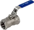 Изображение товара Кран шаровой Ридан BVS-R 1/2″ Ду15 Ру63 стандартнопроходной, двухходовой, нержавеющая сталь ASTM А351 CF8M, внутренняя резьба, рукоятка