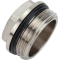 Изображение товара Пробка коллекторная концевая Kromwell ST621 3/4″ Ду20 с уплотнителем, присоединение - наружная резьба, корпус - латунь, покрытие - никель