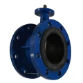 Изображение товара Затвор дисковый поворотный Kvant Ду300 Ру16 фланцевый углеродистая сталь