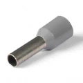 Изображение товара Наконечник втулочный КВТ НШВИ 4.0-9 штыревой изолированный, сечение 4.0 мм2, длина контакта 9 мм, материал - медь, цвет - серый