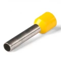 Изображение товара Наконечник втулочный КВТ НШВИ 6.0-18 штыревой изолированный, сечение 6.0 мм2, длина контакта 18 мм, материал - медь, цвет - желтый