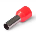 Изображение товара Наконечник втулочный КВТ НШВИ 10-12 штыревой изолированный, сечение 10 мм2, длина контакта 12 мм, материал - медь, цвет - красный