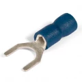 Изображение товара Наконечник вилочный КВТ НВИ 2.5-5 сечение 1.0-2.5 мм2, диаметр кольца 5.3 мм, материал - медь, цвет - синий