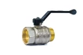 Изображение товара Кран шаровой LD Pride 47.20.В-Н.Р 3/4″ Ду20 Ру40 стандартнопроходной, двухходовой, латунь ЛС59-1, уплотнение - фторопласт, внутренняя резьба / наружная резьба, ручка-рычаг
