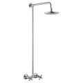 Изображение товара Душевая система Ledeme 2408L двуручная, серебристый, с тропическим душем