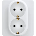 Изображение товара Розетка Legrand Inspiria 2-местная скрытая установка IP20 белая